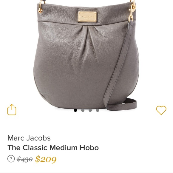 Marc By Marc Jacobs Handbags - Marc by Marc Jacobs Hobo Bag - Grey leather